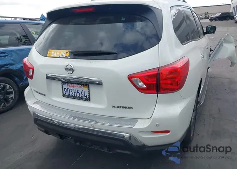 2017 Nissan Pathfinder Platinum из США, поврежденный, VIN 5N1DR2MN5HC617537